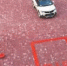 吉林市刚铺好方砖路 就有人私划停车位 - 长春新文化网
