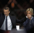 法国新总统马克龙上台 马克龙击败勒庞 妻子紧握其手 - News.365Jilin.Com