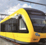 8日，轻轨3号线首列全新增购轻轨车辆“大黄蜂”正式上线运营。苑激刚 摄 - 新浪吉林