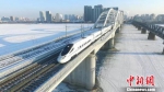 图为高铁动车通过松花江特大桥。（中国铁路哈尔滨局集团有限公司提供） - 新浪吉林