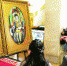 本土画家王建国捐赠溥仪婉容彩色画像。（伪满皇宫博物院提供） - 新浪吉林