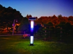 儿童公园安装的太阳能杀虫灯，不用药、不用电，有效半径可达300米。 林桂清 摄 - 新浪吉林