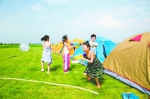 公主岭玫瑰山生态旅游度假区，孩子们徜徉此间 资料图片 - 新浪吉林