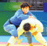 　　在柔道女子-78公斤级决赛中，吉林省选手马振昭（左）发挥出色，夺得吉林代表团在第十四届全运会首枚金牌。本报特派记者 张政 张宽 摄 - 新浪吉林
