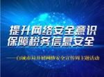 白城市地税局开展网络安全宣传周主题活动 - 地方税务局